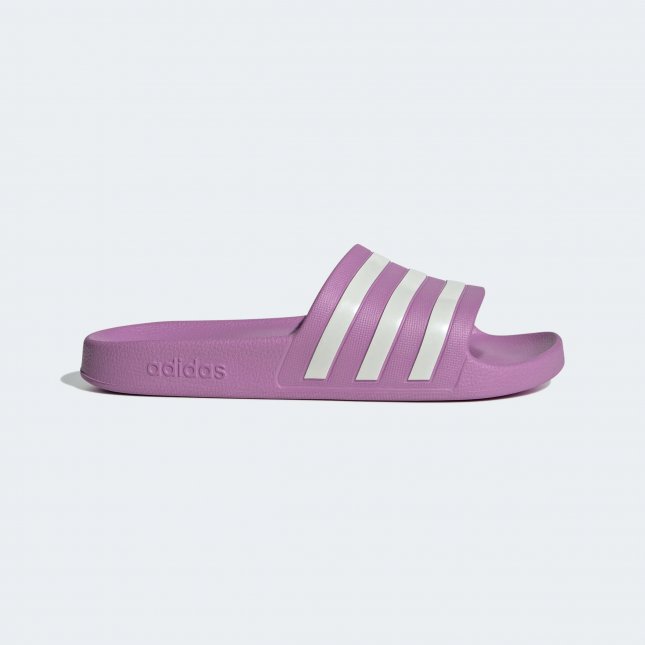 Adidas Chinelo Slide Adilette Aqua Rosa Branco