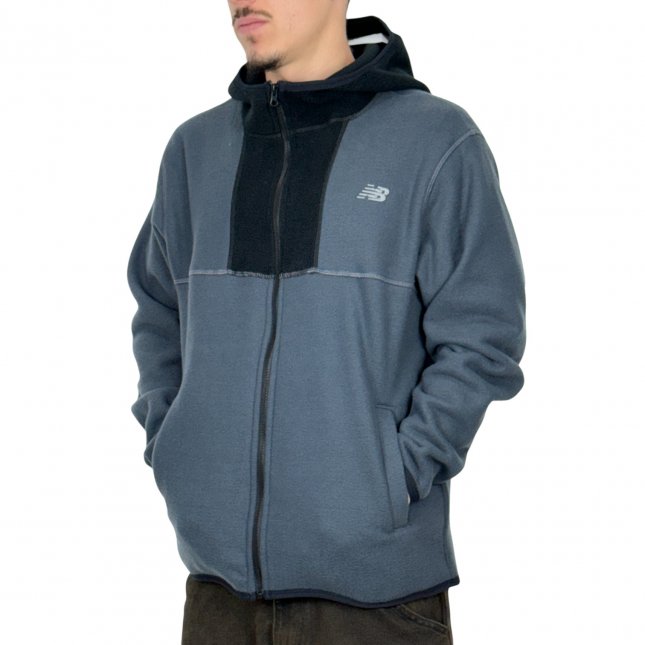 New Balance Jaqueta Masc Fleece Grafite