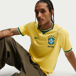 Nike Camisa Cbf Nk Df Jsy Ss Stadium Home Amarela