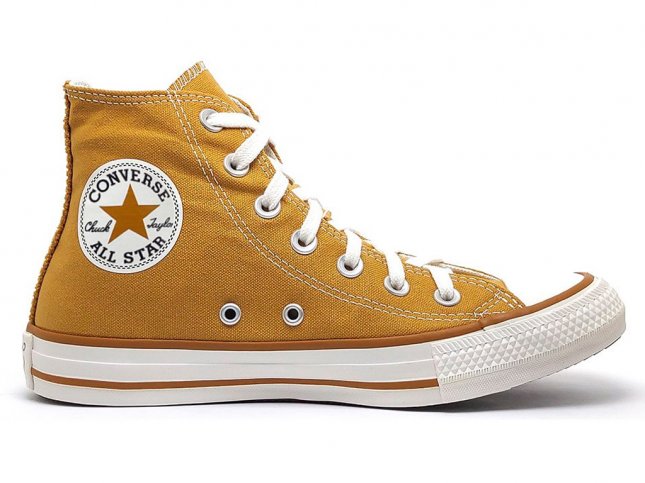 Mostarda Tenis All Star Amarelo Queimado All Star Mostarda Cano