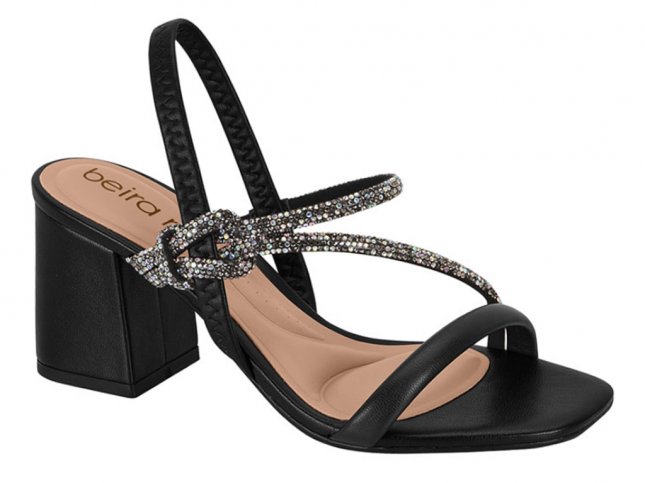 Scarpin Beira Salto Grosso Sandalia Beira Rio Salto Alto Sandália