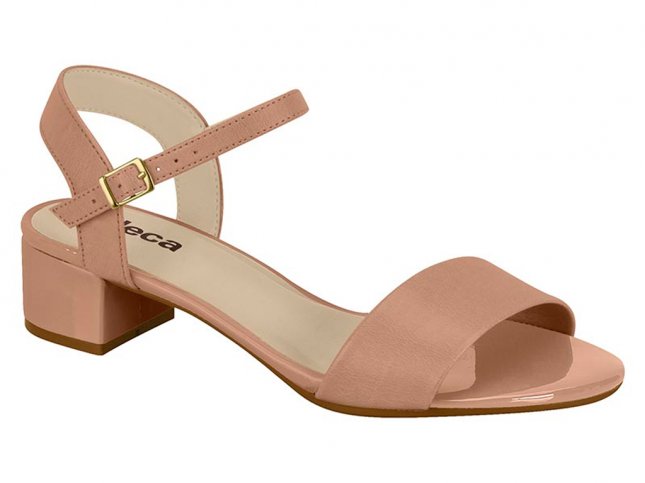 Sandália Moleca Salto Bloco Baixo 5259 805 34/39 Sandálias
