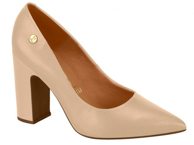 Salto Alto Scarpin Vizzano 33 Bico Fino Salto Alto Azul Sapato