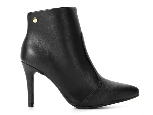 Bota Cano Longo Bota Vizzano Salto Fino Preta Botas Cano Alto - Main Image