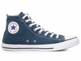 Azul Marinho All Star Azul Cano Alto Comprar Tênis Converse All