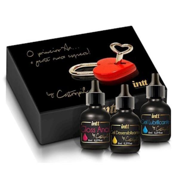Gel KIT Meu Primeiro Anal Lubrificante, Excitante e Anestésico