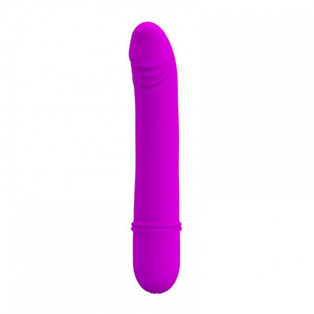 Vibrador em Silicone Formato de Glande na Ponta com 10 Modos de Vibração - PRETTY LOVE BECK