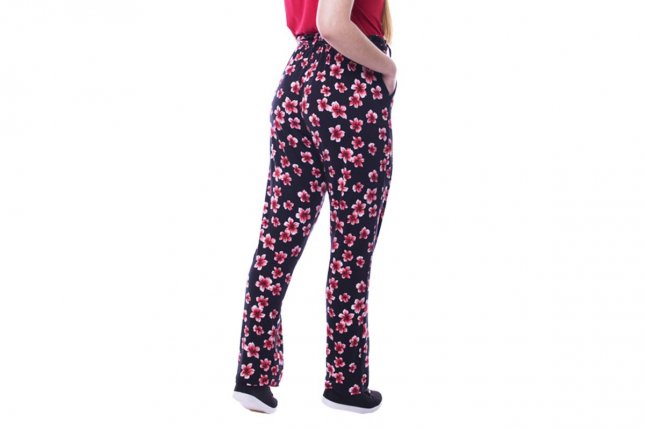 calça floral feminina