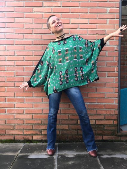 Blusa Ampla Frida Verde