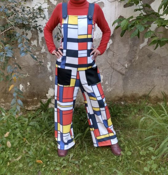 Macacão Moletom Mondrian