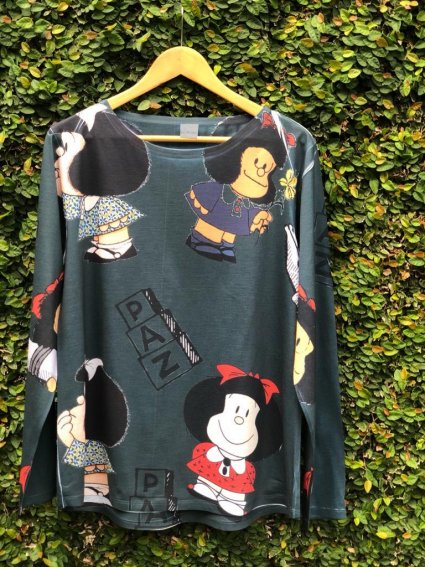 Blusa Manga Longa Mafalda