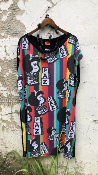 VESTIDO AMPLO MAFALDA PAZ