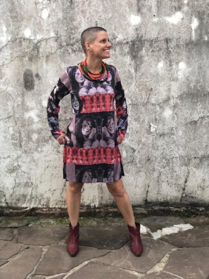 Vestido Manga Longa Janis Joplin
