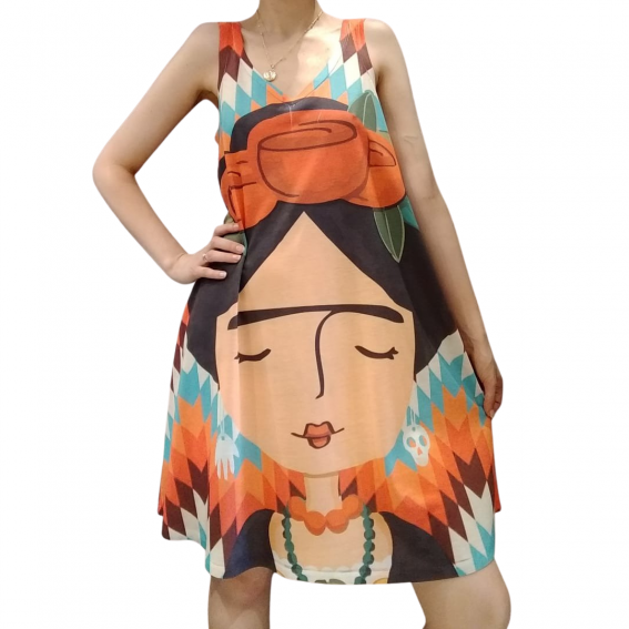 Vestido Regata Profana Frida Localizada