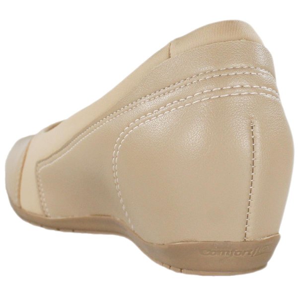 sapato comfortflex anabela