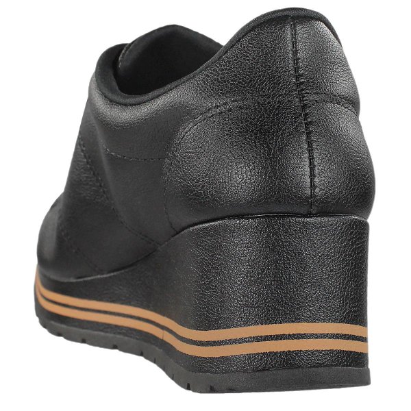 tenis dakota anabela preto