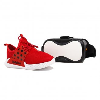 sapato da ladybug com óculos