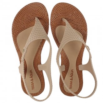 terra e agua rasteirinhas