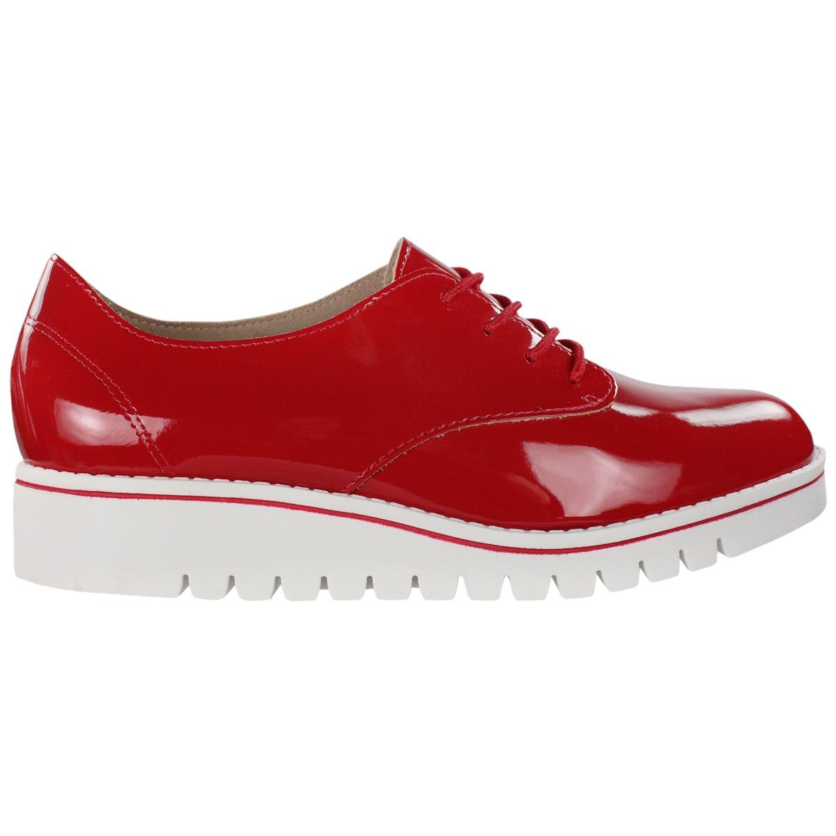 sapato oxford feminino vermelho