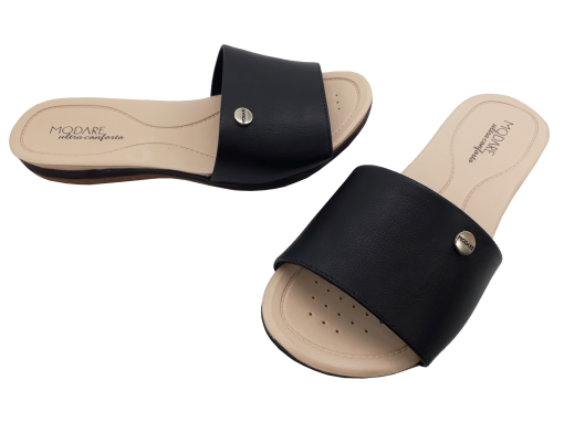 tamanco rasteiro conforto modare