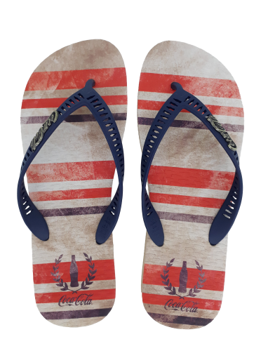 Chinelo Masculino Coca Cola CC2642 Casual Bands