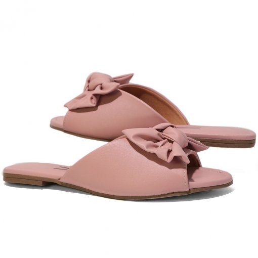 Chinelo Slide Feminino Vizzano Laço Rosa – SCALCADOS