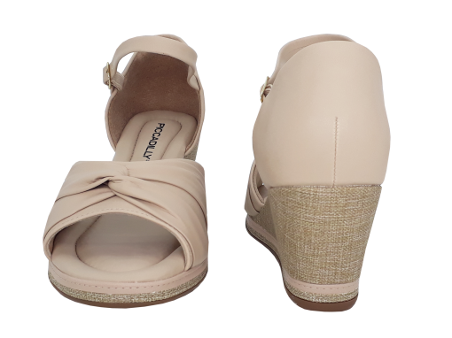 Sandália Piccadilly 568032 Linha SPA com Velcro e duas palmilhas