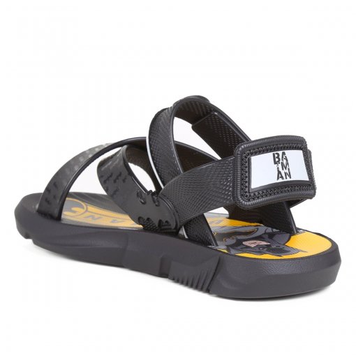 Sandália Infantil Batman Batwing + Nave Grendene Preta