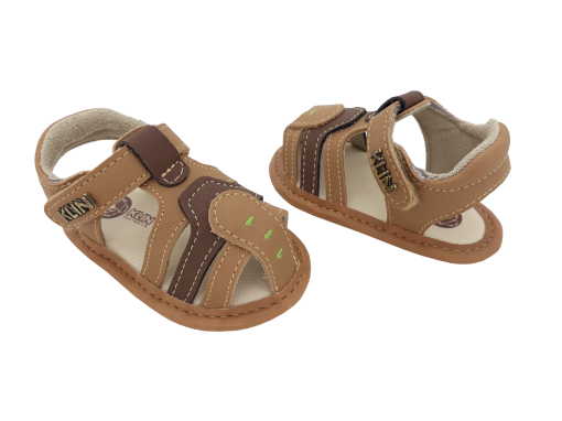 Sandália Infantil Klin Cup Cake 166 Caramelo/Cobalto | Klin