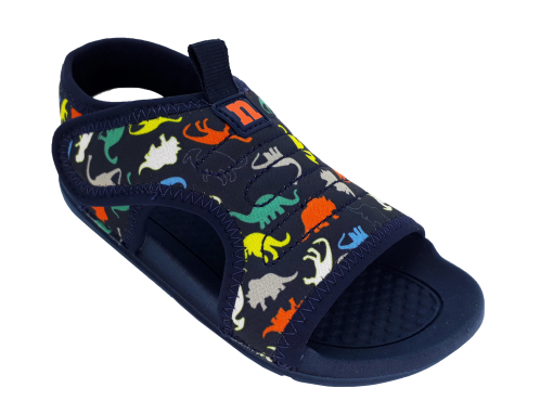 Sandália Infantil Novopé Menino Estampa de Dinossauro 904N514