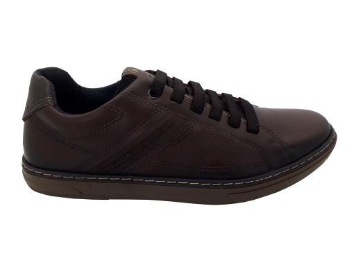 sapatenis masculino pegada couro