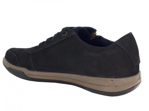 Sapatênis Masculino Pegada Zíper Lateral e Cadarço Elástico