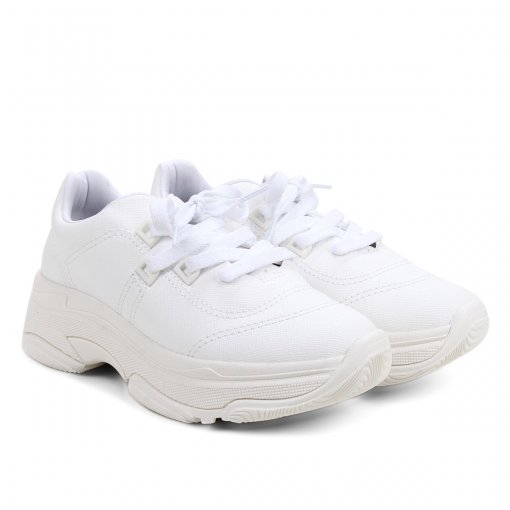 Tênis Feminino Bebecê Chunky Dad Sneaker T1319-401 Monocromático