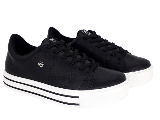 tênis feminino sola alta via marte