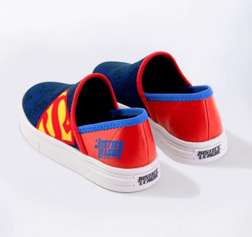Tênis Infantil Grendene Menino Slip On Liga da Justiça 22648