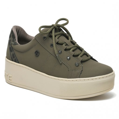 Tênis Via Marte Casual Feminino 21-559 Militar
