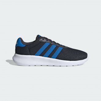 Lite Racer Tenis Adidas Branco Com Listras Azuis Tênis Adidas Lete