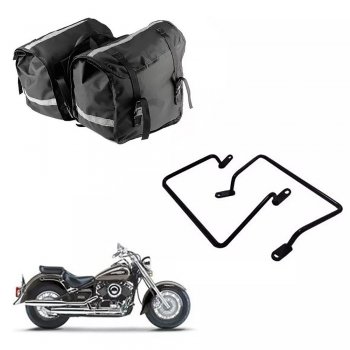 Alforge Nylon 26 Litros + Afastador Yamaha Drag Star 650