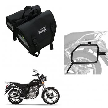 Alforge Universal + Afastador Chopper Road 150 18 em Diante