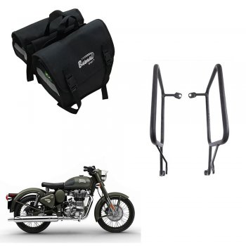 Alforge Universal + Afastador Royal Enfield Classic 500