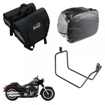 Alforge Universal C/ Capa + Afastador Harley Davidson FatBoy