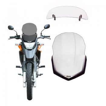 Olha Xre 300 com Defletor Cristal 2016 em Diante Motovisor