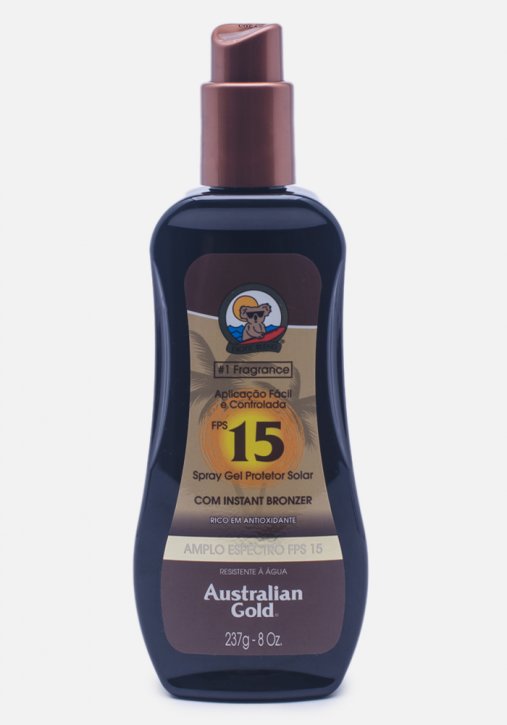 Protetor Solar Australian Gold Spray Gel Fps15 237g Reggla