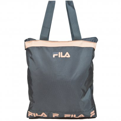 Bolsa Fila Logo 1002254 Cinza/escuro/rosa Chuteira Nike