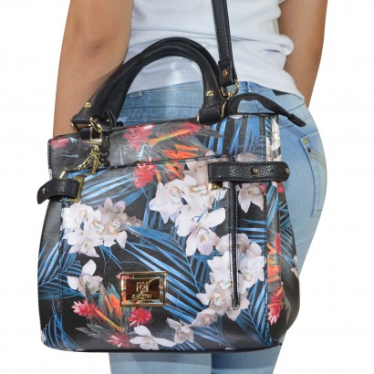bolsa adidas feminina floral