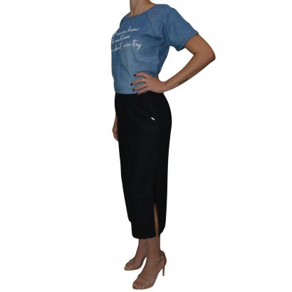 calça pantacourt adidas