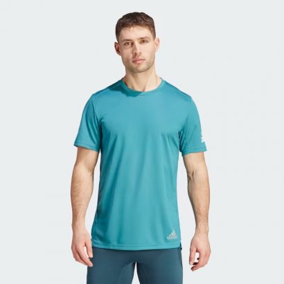 Camiseta Adidas Run It Ij6834 IJ6834 - Ciano - Chuteira Nike