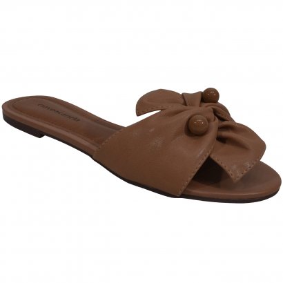 Sandalia Cravo E Canela Rasteira Riachuelo Sandália Rasteira Cravo