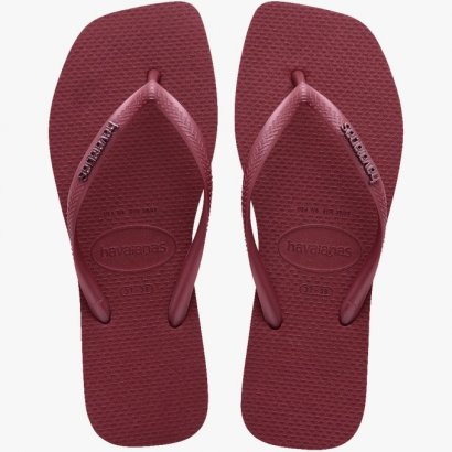 Chinelo Havaianas Sl Sq Logo Met 4148257 Bordo Chuteira Nike