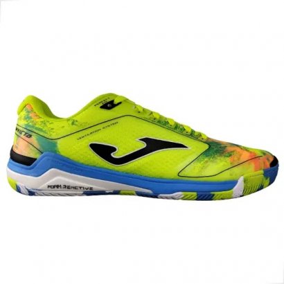 Chuteira Futsal Joma Invicto Lemon Fluor 2409 INVS2409IN - Verde